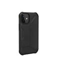 thumbnail image 4 of UAG iPhone 12 Mini Case [5.4-inch screen] Flip Folio Cover with Card Slots & Viewing Stand Feather-Light Rugged Metropolis Protective Cover, Italian Leather LTHR ARMR Black, 4 of 5
