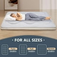 thumbnail image 4 of Slsy Japanese Floor Mattress Futon Mattress, Twin Size 39"x 80" Foldable Mattress, Roll Up Mattress Sleeping Tatami Mat Floor Lounger Guest Bed, 4 of 13