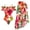Y222 Red Set, variant on Womens One Piece Swimsuit with Beach Cover Up Floral Printed Summer Holiday Beach Skirt