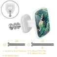 thumbnail image 3 of 12 Pack Mermaid Square Cabinet Knobs Kitchen Cabinet Pulls Cupboard Handles Wardrobe Furniture Door Handles Drawer Pulls, 3 of 6