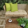 thumbnail image 2 of Jordan Manufacturing 16" x 16" Veranda Citrus Green Solid Square Outdoor Throw Pillow, 2 of 11