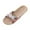 Pink, variant on Utoimkio Slide Sandals for Women Women's Casual Slip On Slides Indoor Home Slippers Beach Shoes