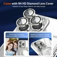 thumbnail image 4 of KOMI Magnetic Case for iPhone 15 Pro Max Case with Full Camera Lens Protector [Strong N56 Magnets] [Compatible with Magsafe] Clear Stylish Case for iPhone 15 ProMax Phone Case, White Titanium, 4 of 5