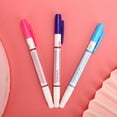 thumbnail image 3 of Fabric Marking Pen, Multipurpose Washable Practical Embroidery Pen   Pigment  For Large Embroidery Works For Beginners, 3 of 8