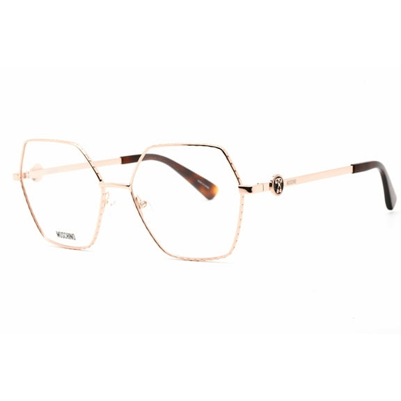 MOSCHINO MOS593-DDB-54 Eyeglasses Size 54mm 16mm 140mm gold Women
