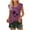 Hot Pink, variant on Womens Cap Sleeve Tops Summer Tank Top Casual Basic Tees Shirts Loose Blouses