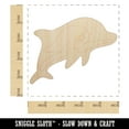 thumbnail image 2 of Cute Chibi Striped Dolphin Wood Shape Unfinished Piece Cutout Craft DIY Projects - 4.70 Inch Size - 1/8 Inch Thick, 2 of 7