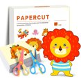 thumbnail image 1 of Kids Paper Cutting Kit Educational Funny Kid Scissors Skills Kids Paper Cut Set, 1 of 10