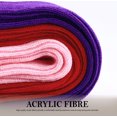 thumbnail image 4 of 3 Pairs Solid Colored Leg Warmers, Knitted Legwarmers Socks, Cute Ankle Warmers for Women girls 80s Accessories Winter Skating Outfit Ballet Dance Party (Red, pink, purple), 4 of 7