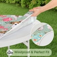 thumbnail image 5 of Jack Russell Terrier Dog and Flower Round Fitted Tablecloth with Elastic Edge,Dining Table Cover Waterproof,Outdoor Round Tablecloth for Camping,Dining,Indoor and Outdoor, 5 of 7