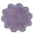 thumbnail image 6 of Home Weavers Allure Collection Bathroom Rug 100% Cotton Tufted Round Shape Bathroom Rug, Soft & Absorbent Bath Rugs, Non-Slip Bath Rug, Machine Wash Dry Bath Mats - 30" Round, Purple, 6 of 8