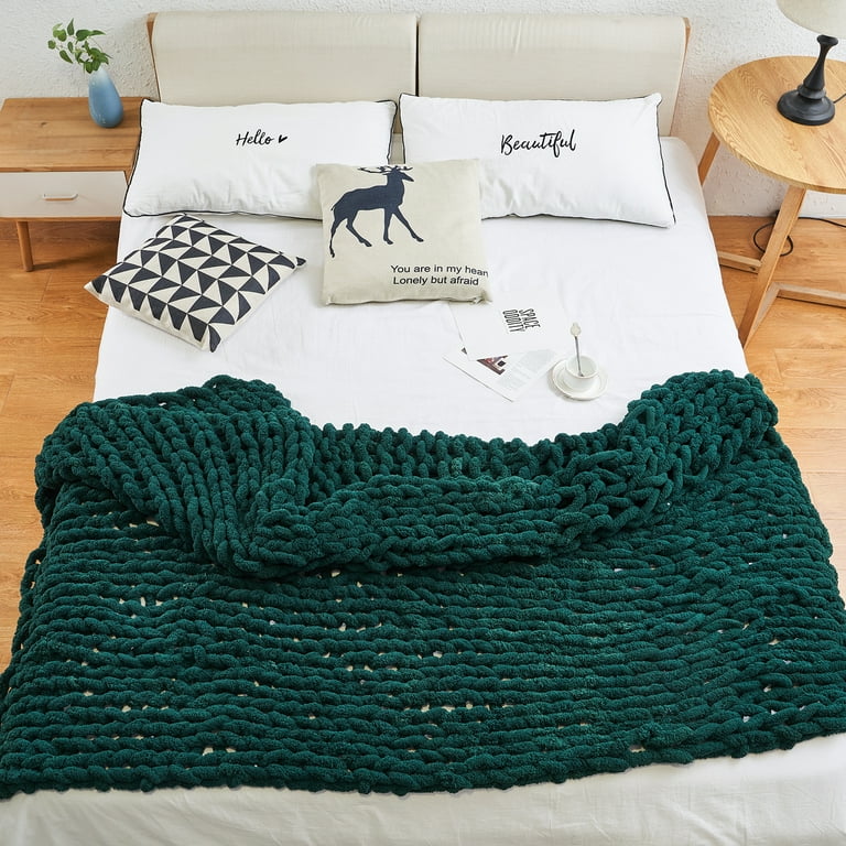 Mosain Handmade Chunky Knit Blankets