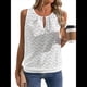 thumbnail image 2 of Camisola Informal con Bordado de Ojales para Mujer, Holgada, Sin Mangas, Cómoda y para Verano. XL, 2 of 9