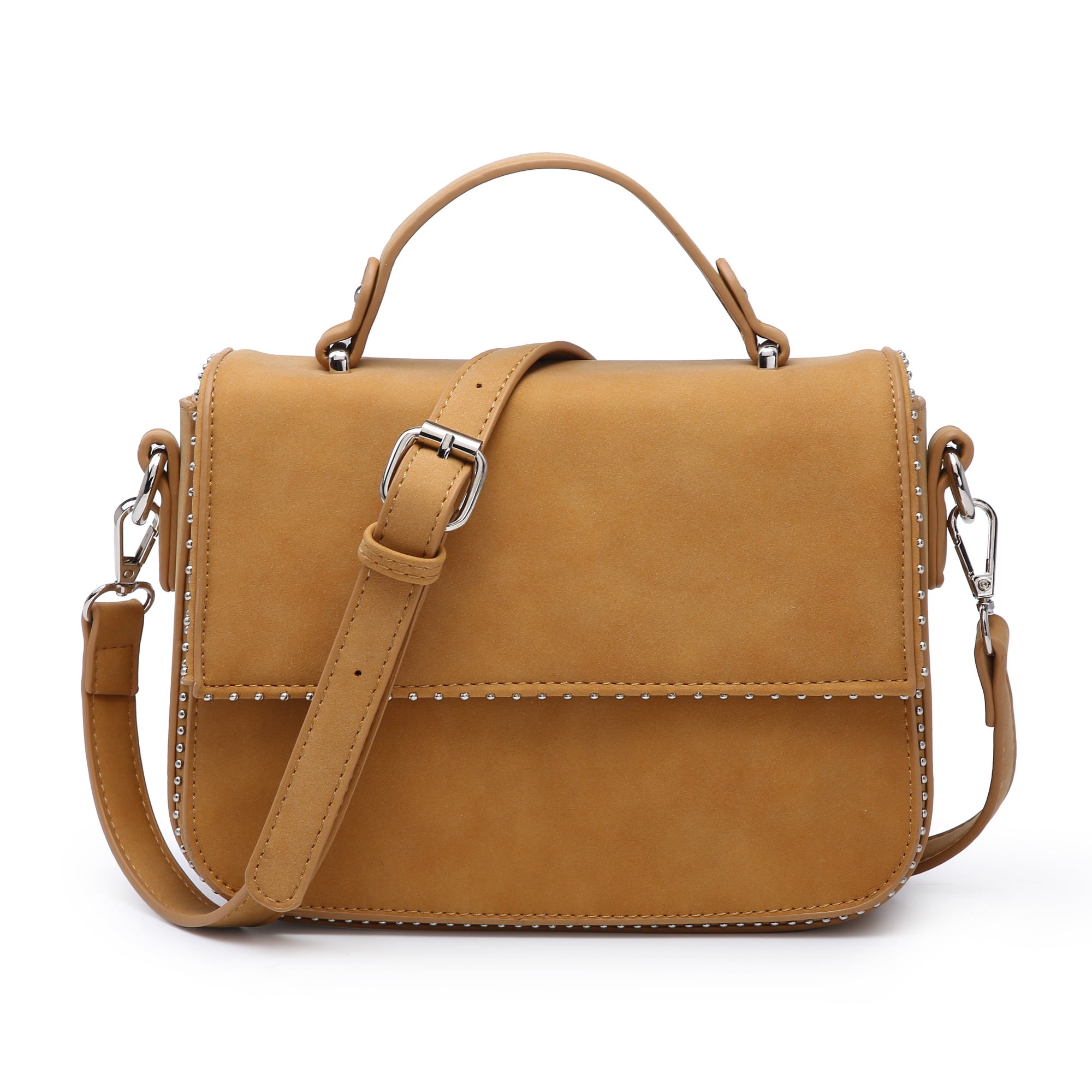 Kepooman Women Fashion Classic Leather Crossbody Bags Clutch Shoulder Tote HandBag with Adjustable Strap for Women, Brown Kepooman Women Fashion Classic Leather Crossbody Bags Clutch Shoulder Tote HandBag with Adjustable Strap for Women, Brown