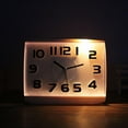 Silent Bedside Alarm Clock with Luminous Numbers for Easy WakeUp