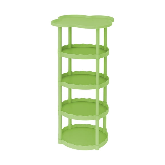 Modern European Style Bedside Table And Sofa Side Table With Movable Storage Four Leaf Cloud Shelf Durable Plastic Construction For Living Room And Bedroom Easy Assembly