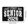 thumbnail image 2 of Retro High School First Day Sign for 2026 - Indoor Hanging for Dorm Room and Home, 2 of 4