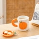 thumbnail image 4 of Yuarrent Taza de cerámica Café Té Agua Tazas creativas Fruta Avena Taza Mango Porcelana Restaurante Suministros de oficina Regalo Mostrada Durazno Yuarrent HA080833-03, 4 of 6