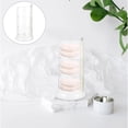 thumbnail image 1 of Mobutofu 1Pack Makeup Puff Container for Cosmetics 18.5x3.3in Transparent White Dust-proof, 1 of 8