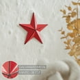 thumbnail image 2 of VHC Brands Patriotic Metal Star Distressed 4x4, Independence Day Decor, Decorative Wall Hanging, Rustic Farmhouse Decorations, Barn Red, Black, 2 of 5