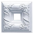 thumbnail image 1 of Ekena Millwork PML03X04MI 3.87 In. W X 3.87 In. H X 1 In. P Architectural Milton Square Onlay, 1 of 1