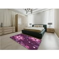 thumbnail image 4 of Ahgly Company Indoor Rectangle Patterned Orchid Purple Area Rugs, 4' x 6', 4 of 6