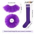 thumbnail image 2 of Tutu Skirts And Socks for Women Adults Fluffy Dance Ballet Bubble Skirt Puffy Elastic Tulle Short Skirts Halloween Christmas Costume, 2 of 6
