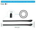 thumbnail image 2 of Uxcell Glasses End Tips Eyeglass Anti Slip Ear Sock Pieces Tube Sleeve Soft Model 3, Black Pink 4 Pairs, 2 of 5