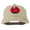 Khaki, variant on Yin and Yang Logo Embroidered Pigment Dyed Cap - Dk Green OSFM