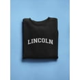 thumbnail image 3 of Lincoln Text Men Sweatshirt, Male XX-Large, 3 of 4