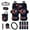 Col Wolf, variant on Yuyamidu Fire Dragon Car Seat Cover Set of 15 Cool Steering Wheel Cover Seat Belt Pad Cover Trash Bin Rear View Mirror Cover Cup Holders Keychain Air Vent Storage Holder Car Decor