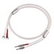 thumbnail image 2 of Cable de altavoz Cable de altavoz, aislamiento trenzado, estéreo, con conector tipo banana y conector de pala en Y para amplificador, cine en casa 15 m, 2 of 8