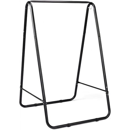 ONCLOUD Hammock Chair Stand, Heavy Duty Metal Hammock Stand with 600 LBS Weight Capacity, Weatherproof Hanging Swing Stand for Outdoor, Patio, Garden