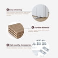 thumbnail image 7 of 60" x 80" No Assembled Request 80-Inch Space-Saving K-Type Sliding Closet Door - Wood Grain Door Panel, Includes Complete Hardware Set, 7 of 7