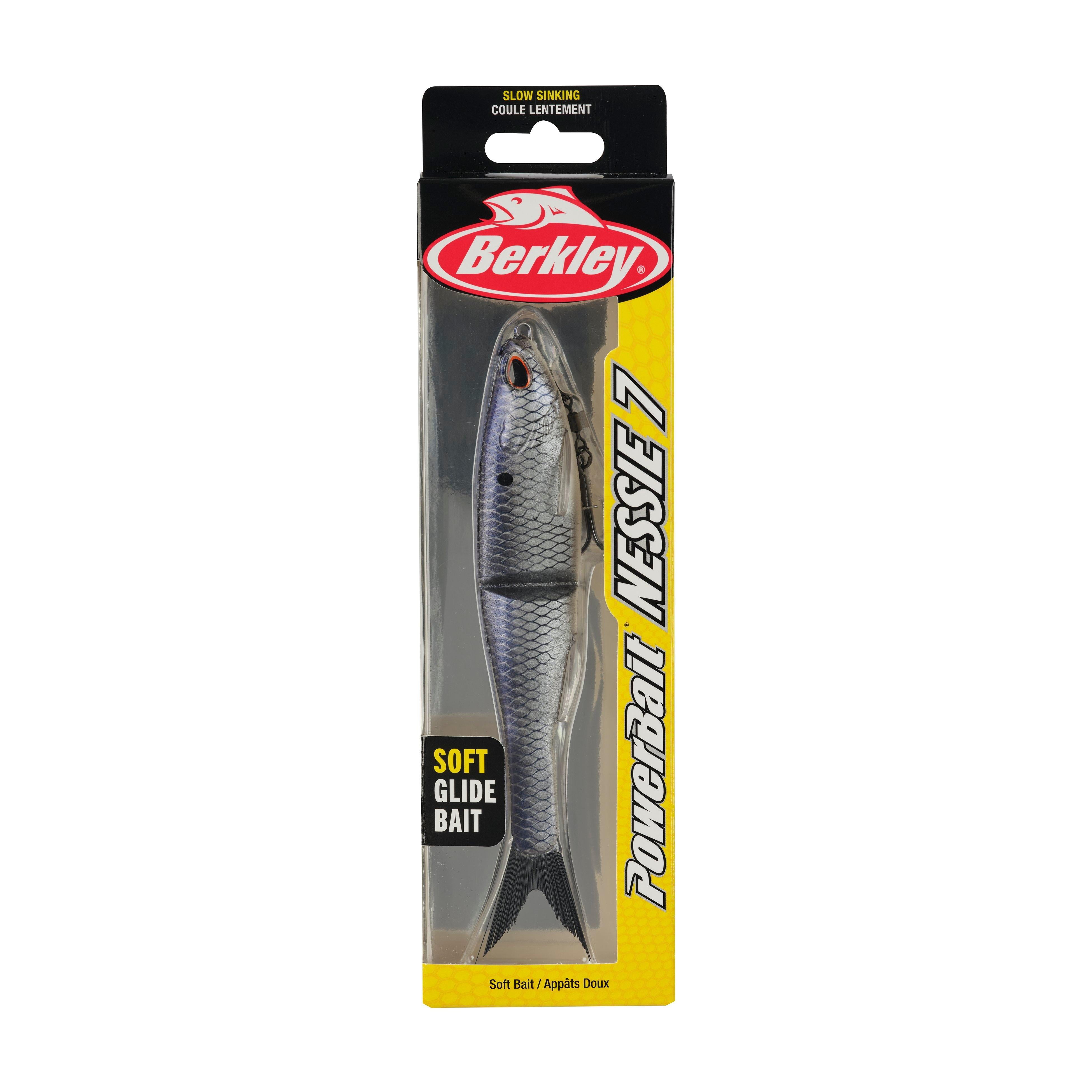 Berkley PowerBait® Nessie, 7 in, Chrome Gizzard