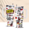 thumbnail image 1 of Vaso CGMIBAS True Crime de acero inoxidable de 1,2 L con tapa y pajita, 1 of 9