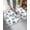 White Dark Green, variant on Luxury Plush Bathroom Rugs Mat, Farmhouse Castle Soft Shaggy Bath Carpet, Country Black Tree Vintage Plants Garden Non-Slip Floor Mat for Kitchen, Bedroom, 16"x24"
