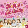 thumbnail image 2 of Preppy Birthday Party Supplies Banner Backdrop Background Taspestry Poster Wall Decor, 2 of 6