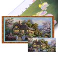 thumbnail image 1 of Hilo Algodón Ecológico Bordado Punto Cruz Impreso Dream Home 11CT 149x74cm, 1 of 9