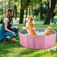 thumbnail image 7 of Dog Ball Pit, Foldable Ball Pit for Dogs, Ball Pit for Dogs, Dog Ball Pit for All Types of Dogs, Suitable for Indoor and Outdoor Activities (39.37inches in Diameter,Pink,No Ball Included), 7 of 7