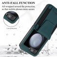 thumbnail image 2 of Allytechgroup Wallet Case for Samsung Galaxy Z Flip 6, with Crossbody Shoulder Strap Bumper Shockproof Cards Holder RFID Blocking Slim Phone Case for Galaxy Z Flip6, Green, 2 of 5