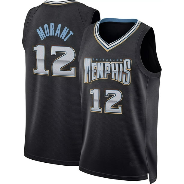 Men's 2022-2023 City Edition Memphis Grizzlies Ja Morant #12 Black Dri-fit  Swingman Jersey For Adults 