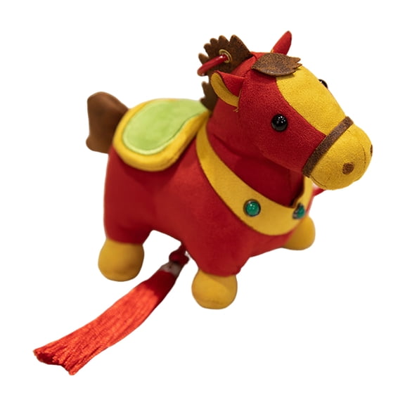 12cm Cute Horse Plush Toy - Multi-Color Stuffed Animal for Kids, Gifts & Decor