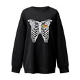thumbnail image 3 of Sudaderas con capucha estampadas de manga larga informales para mujer a la moda de Halloween Fridja ghj987+396, 3 of 4