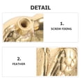 thumbnail image 2 of OULII Vintage Pull Handle Metal Drawer Pulls in Golden for Furniture 1Set, 2 of 8