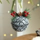 thumbnail image 1 of xihome Juego de 3 adornos colgantes navideños de campanas con textura de hierro vintage para decorar el rbol., 1 of 6