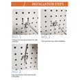 thumbnail image 5 of 114Pcs Metal Pegboard Hooks Organizer Assortment Kit Peg Locks Hanging Applications, 5 of 5
