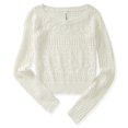thumbnail image 2 of Suéter recortado Aeropostale para mujer blanco extra pequeño, 2 of 2