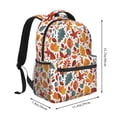 thumbnail image 2 of Disketp Autumn Leaves Mochila Estampada para Hombre y Mujer – Mochila Ligera Clásica con Múltiples Bolsillos para Universidad, Trabajo y Viajes-One Size, 2 of 5
