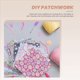 thumbnail image 4 of Kit de patchwork DIY de 60 piezas, paquete de colgantes de 10x10 cm, tela de algodón, kit de costura para patchwork., 4 of 5